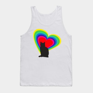 Cat in love Tank Top